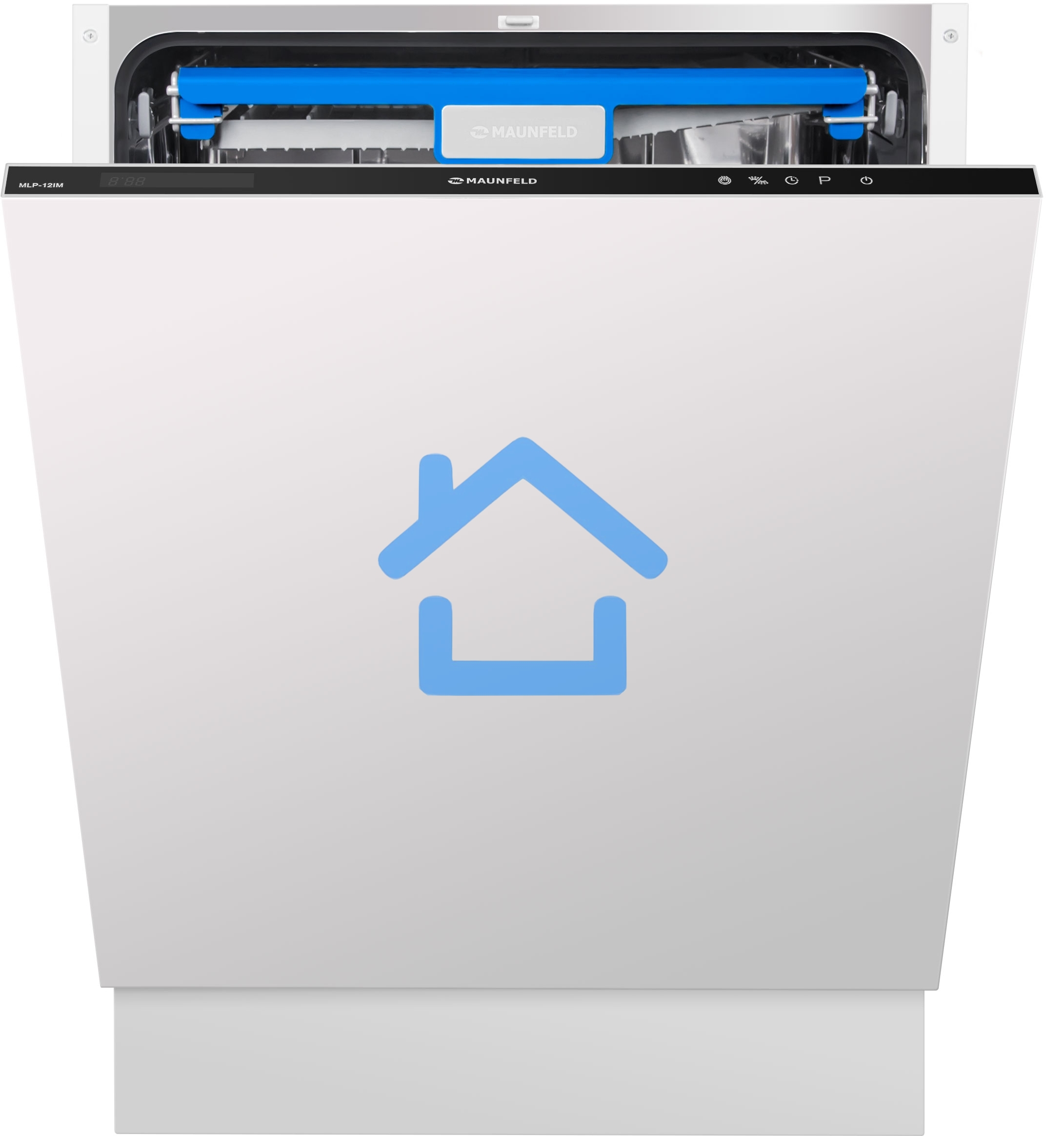 Встраиваемая посудомоечная машина Maunfeld MLP-12IM, черный, 59.8 см, 14 компл., 44 дБ, класс A++