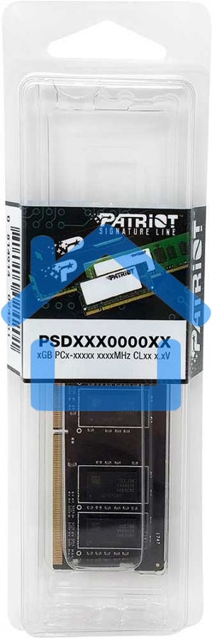 Оперативная память Patriot Signature, DDR4, 16Gb (1x16 Gb), 3200 MHz, CL22, SO-DIMM