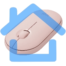 Мышь беспроводная Logitech Pebble M350 розовый, 1000 dpi, радиоканал, Bluetooth, USB, кнопки - 3