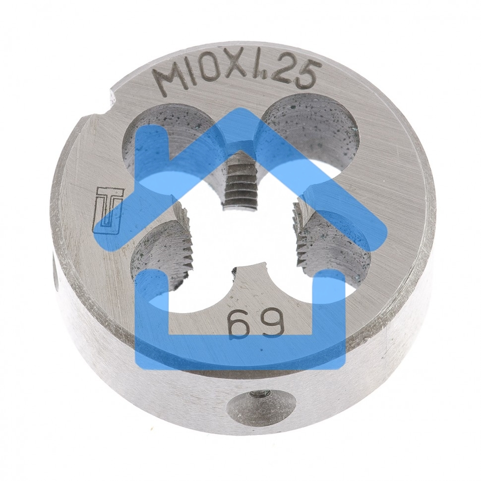 Плашка СИБРТЕХ М10x1,25 мм77025