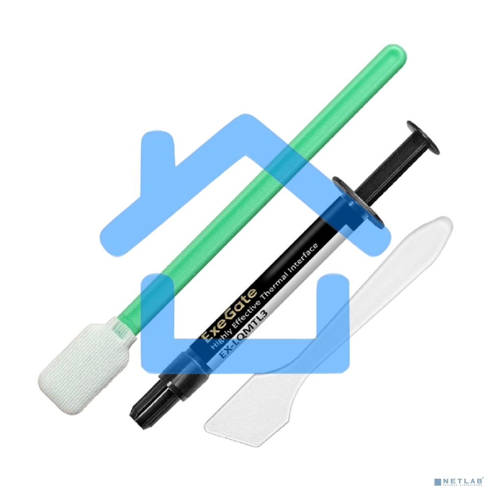 Жидкий металл ExeGate EX-LQMTL3 (79 Вт/(м•К), 3г, шприц с лопаткой)