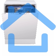 Встраиваемая посудомоечная машина DeLonghi DDW 06F Basilia, серебристый, 59.8 см, 14 компл., 49 дБ, класс A++