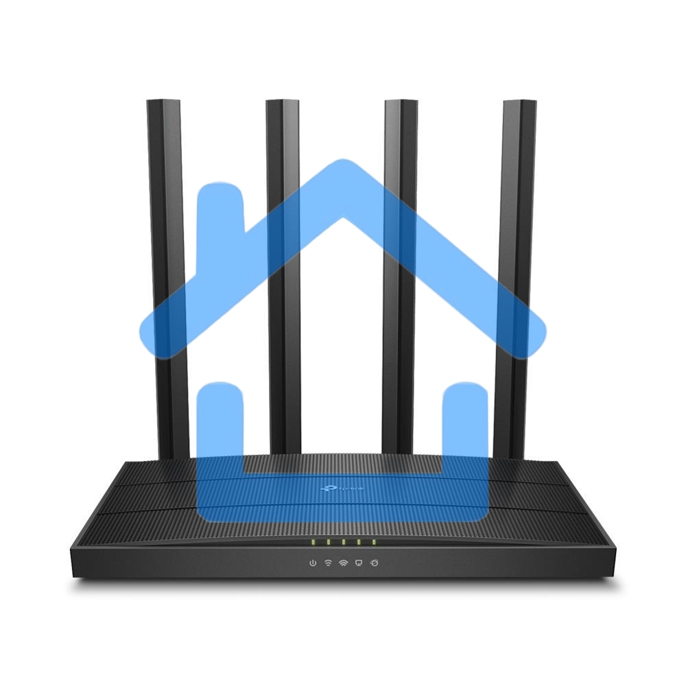 Роутер беспроводной TP-Link Archer C80 AC1900 10/100/1000BASE-TX черный