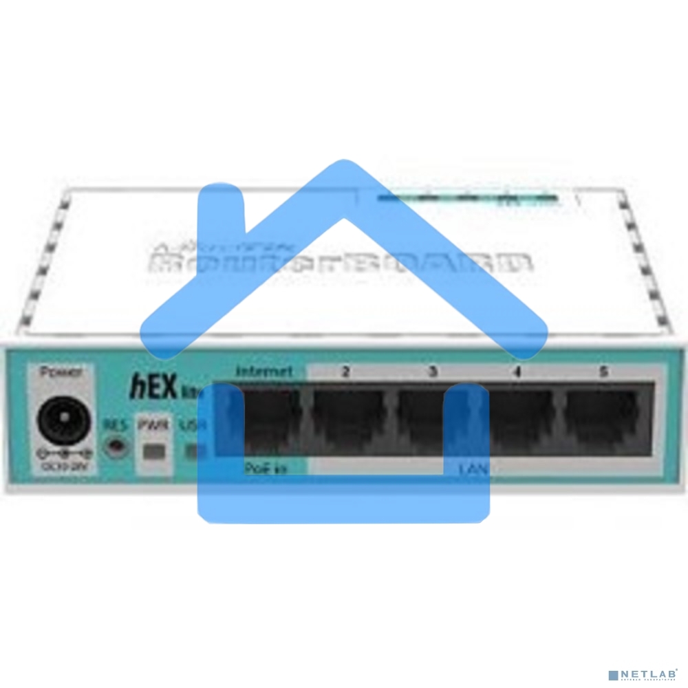 Маршрутизатор MikroTik RB750r2 hEX lite 5x10/100 Mbps