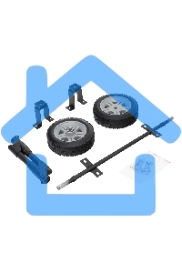 Транспортировочный комплект для генераторов Denzel DES-55, DES-55E