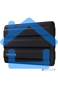 Внешний SSD Samsung T7 Shield, 2TB, USB 3.2 Gen 2 Type-C, R/W 1050/1000, черный
