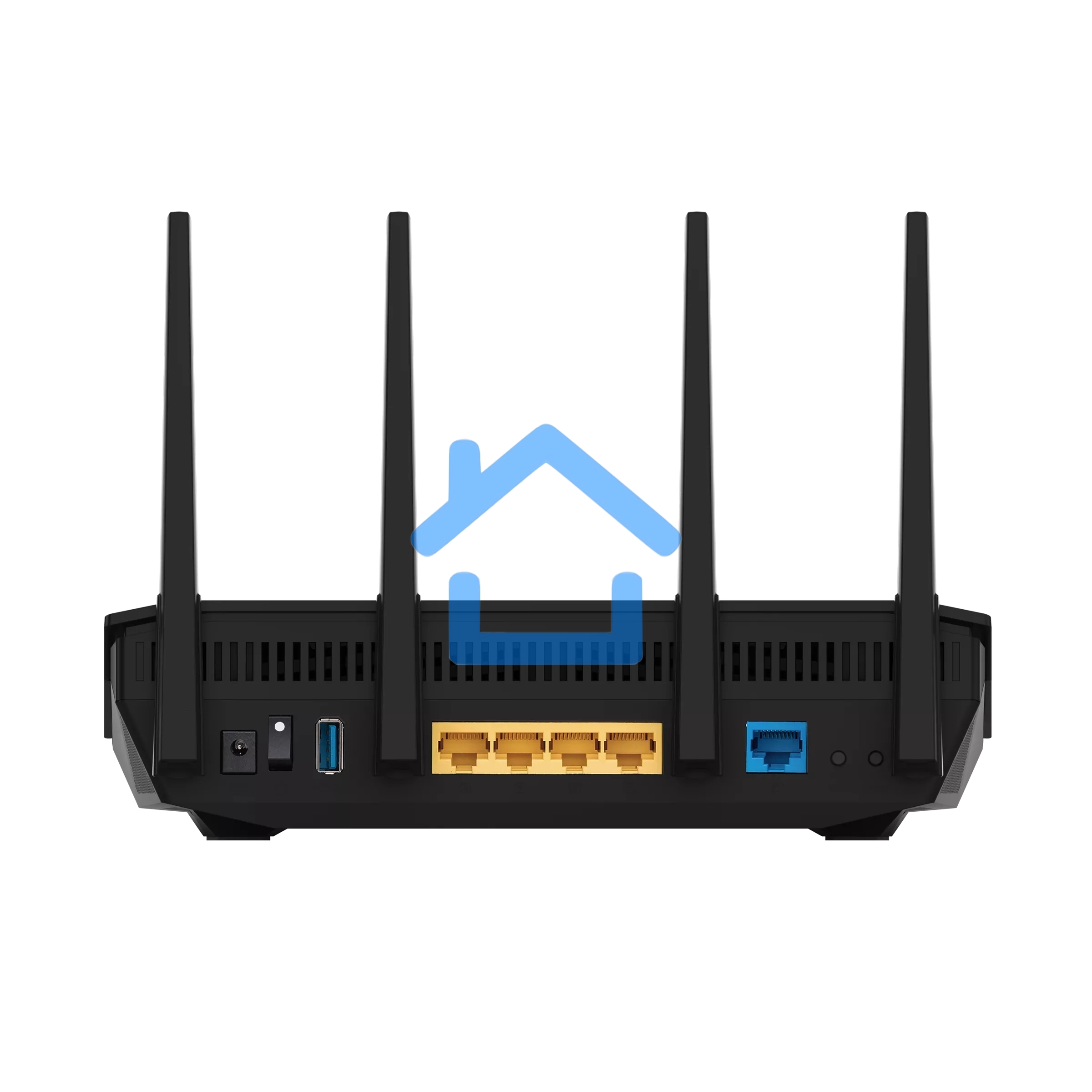 Маршрутизатор Asus RT-AX5400 AX5400 10/100/1000 компл.:устройство/крепления/адаптер черный (упак.:1шт)