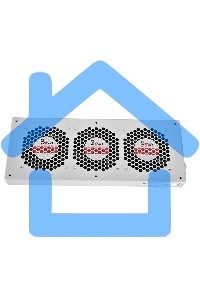 Модуль вентиляторный ЦМО, 3 вентилятора, колодка R-FAN-3J