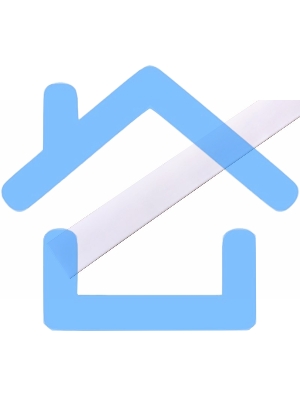 Термоусаживаемая трубка Rexant 19,0/9,5 мм, белая, упаковка 10 шт. по 1 м