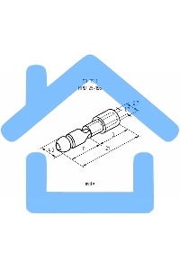 Разъем штекерный изолированный штекер 4 мм 0.5-1.5 мм² (РШи-п 1.5-4/РШИп 1,25-4) красный Rexant