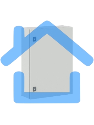 Шкаф ST с монтажной платой 700х500х200мм от IP65-до IP66 IK10 ДКС R5ST0752