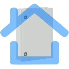 Шкаф ST с монтажной платой 700х500х200мм от IP65-до IP66 IK10 ДКС R5ST0752 Шкаф ST с монтажной платой 700х500х200мм от IP65-до IP66 IK10 ДКС R5ST0752