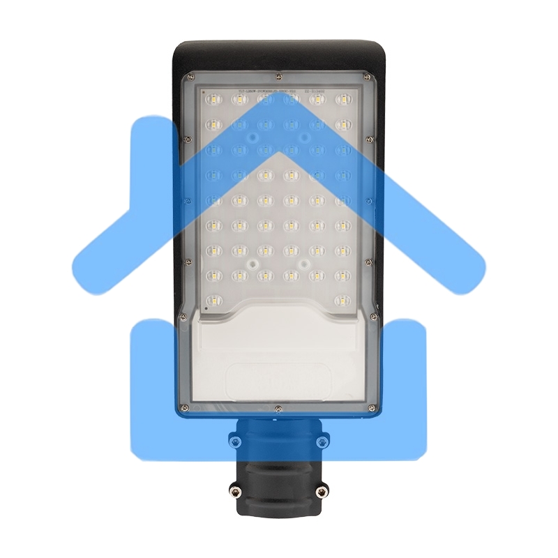 Светильник светодиодный консольный ДКУ 01-50-5000К-ШС IP65 черный Rexant