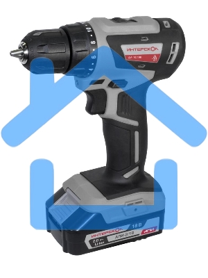 Дрель-шуруповерт ИНТЕРСКОЛ ДА-10/18В МиниМАКС, 12 В, 2 А·ч, аккумуляторная