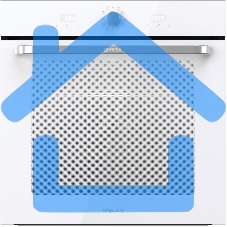 Электрическая духовка Gorenje BOS67371SYW 60 см, 77 л, Коллекция: Simplicity, Очистка паром AquaClean, 12 режимов, белый