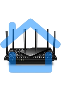 Роутер TP-Link Archer AX73 AX5400 Dual Band Wireless Gigabit Router, 1.5 GHz Tri-Core CPU, 1 GE WAN + 4 GE LAN ports, 1× USB 3.0 Port, support 1024-QAM, OFDMA, MU-MIMO, Airtime Fairness, Beamforming, 160MHz Channel Width, come with HomeShieldTM, support R