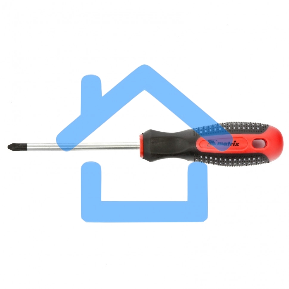 Отвертка Matrix Fusion, PH2 х 100 мм, CrV, 3-х компонентная рукоятка 