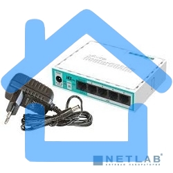 Маршрутизатор MikroTik RB750r2 hEX lite 5x10/100 Mbps