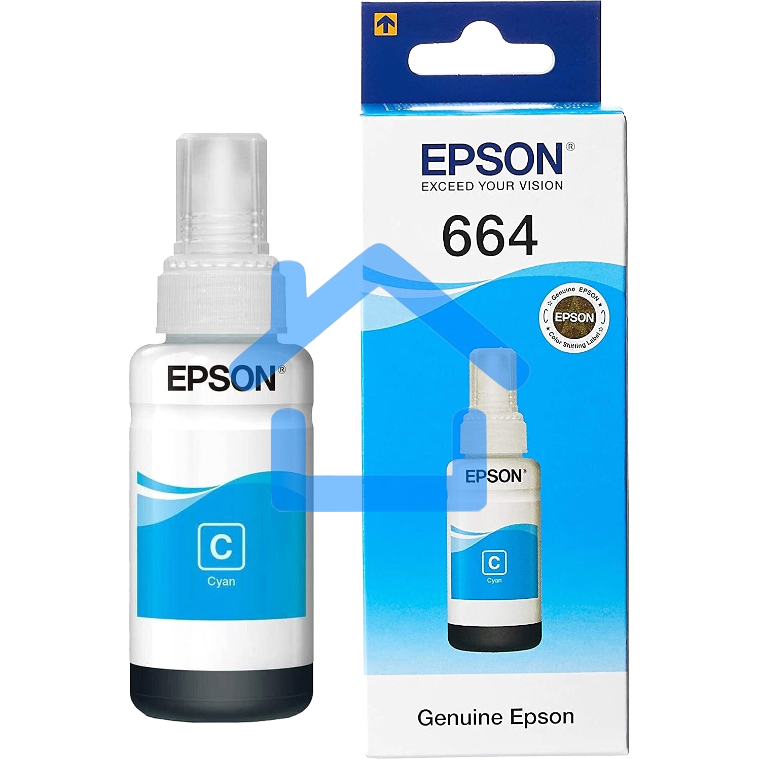 Чернила для EPSON C13T66424A Epson L100 (cyan) 70 мл