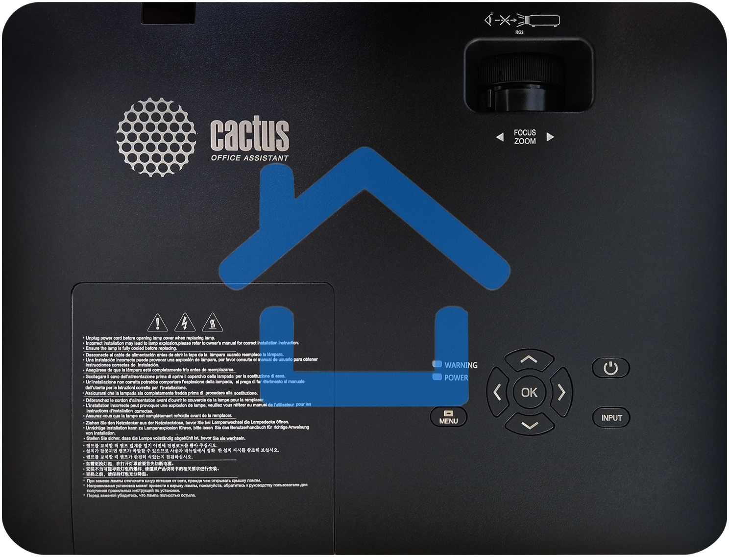 Проектор Cactus CS-S3.B 3LCD 43000Lm LS 4300Lm ANSI (1280x1024) 15000:1 ресурс лампы:10000часов 1xUSB typeA 2xHDMI 4.7кг