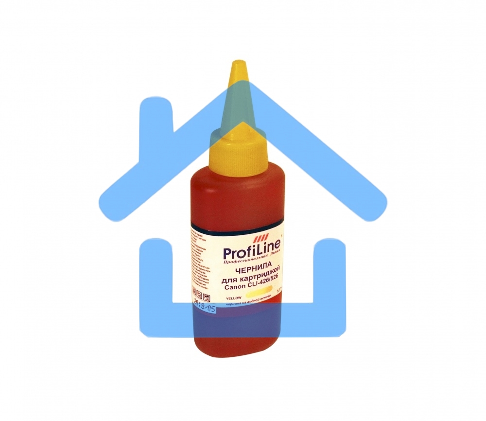 Чернила PL-CLI-426/526 для принтеров Canon iP4820/iP4840/iP4850/iP4870/MG6120/MG6140/MG6150/MG6170/MG8120/MG8140/MG8150/MG8170 Yellow водн 100 мл ProfiLine