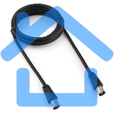 Кабель телевизионный Gembird, CCV-515, Coaxial M/F, 1.8м