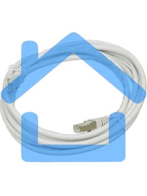 Патч-корд LANMASTER LSZH FTP кат.6A, 2.0 м, серый