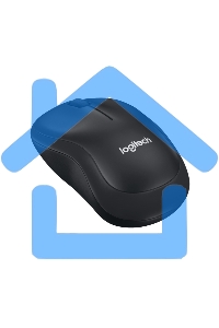 Мышь беспроводная Logitech B220 Silent черный, 1000 dpi, радиоканал, USB, кнопки - 3