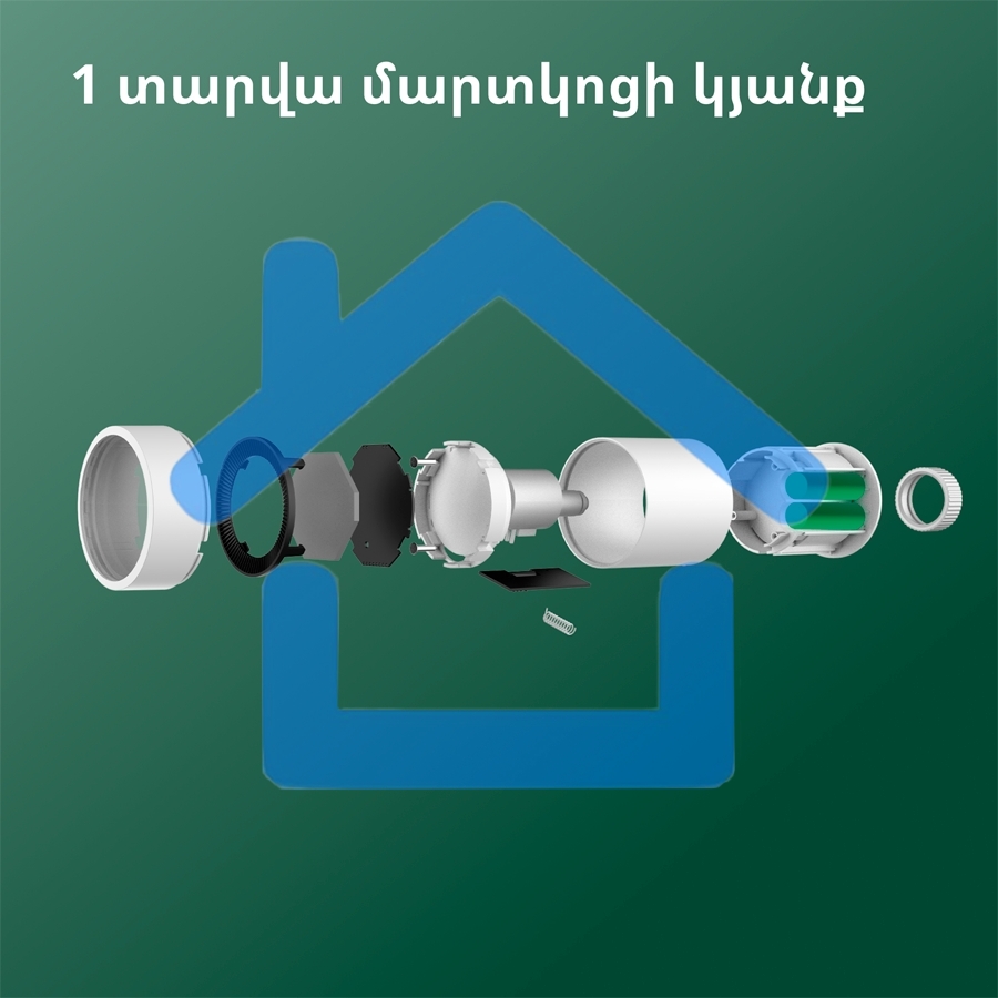 Термоголовка Aqara Smart Radiator Thermostat E1 (SRTS-A01) для радиат. резьбовой