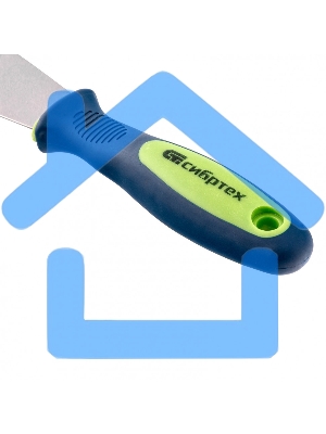 Шпательная лопатка из нержавеющей стали, 40 мм, 2-комп. ручка Сибртех 85521