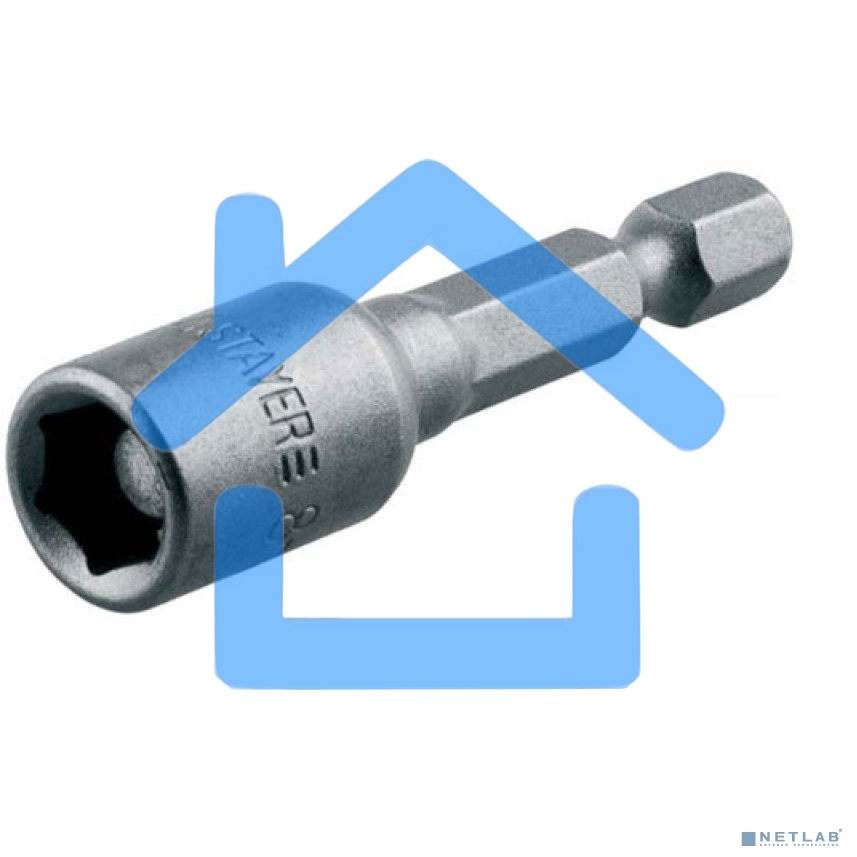 Головка STAYER PROFI Нат-драйвер 26390-10магнитная E 1/4'' длина 48 мм 10мм 1шт