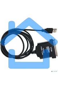 Кабель AM/LPT 1.8м VCOM Кабель-адаптер USB -> LPT (прямое подключение к LPT порту принтера), VUS7052
