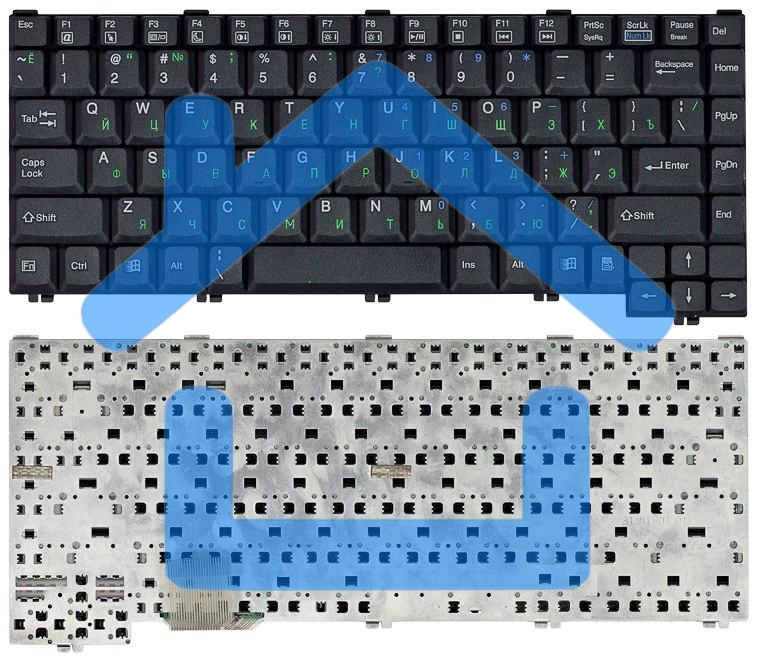 Клавиатура для ноутбука HP Compaq Presario 1200 1600 черная