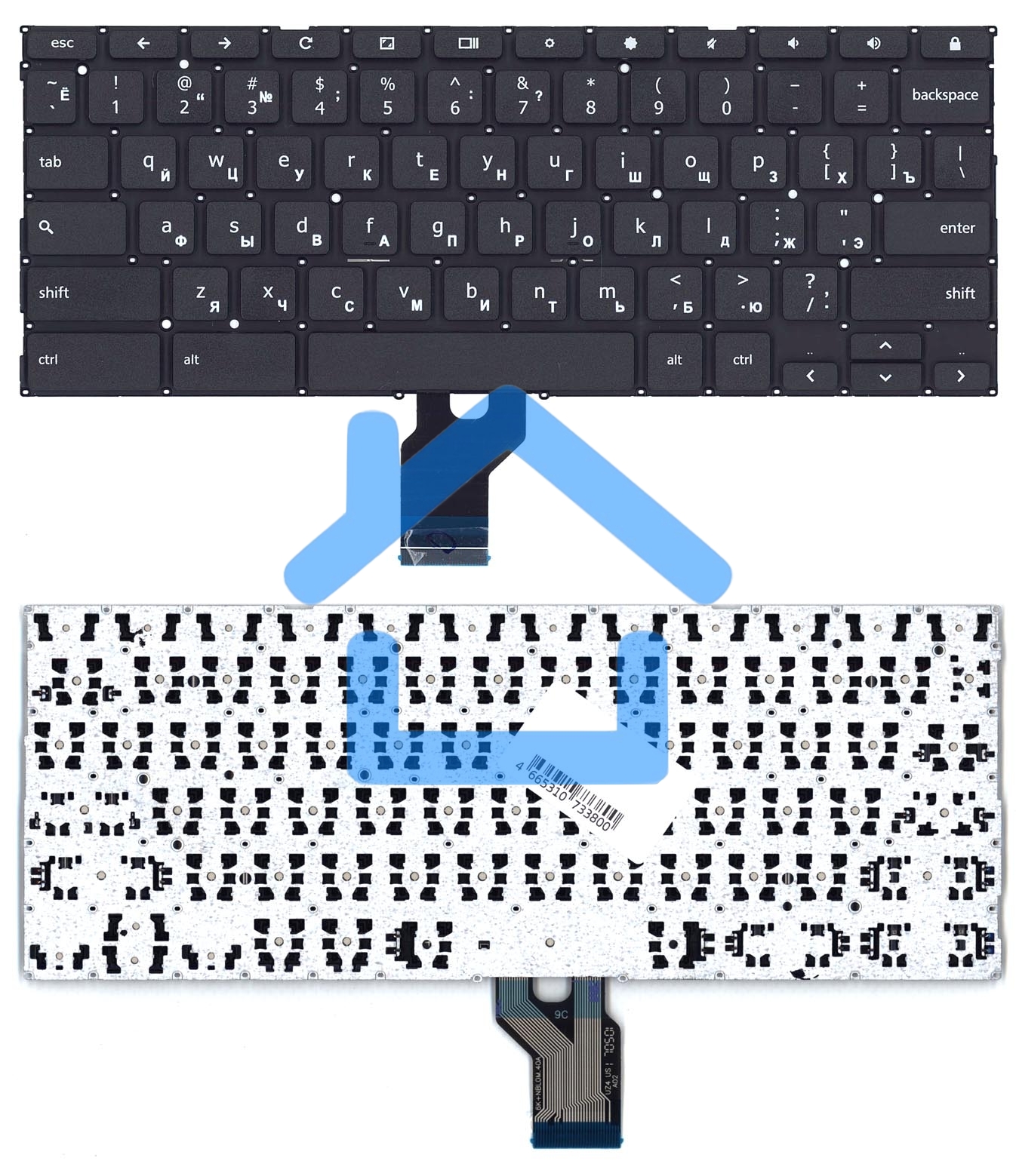 Клавиатура для ноутбука Asus C213NA-1A черная