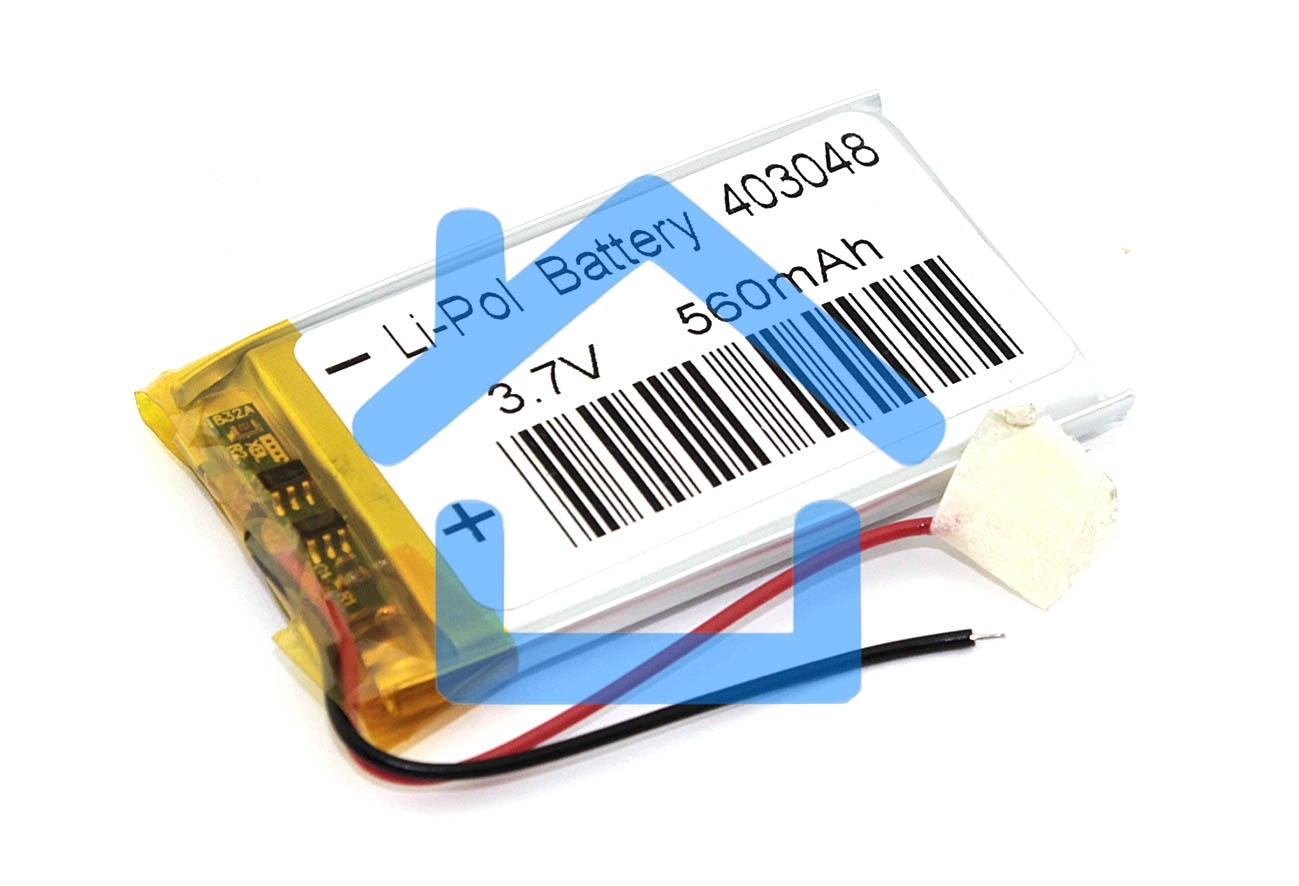 Аккумулятор Li-Pol (батарея) 4*30*48мм 2pin 3.7V/560mAh