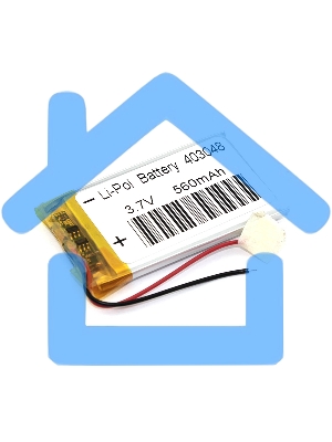 Аккумулятор Li-Pol (батарея) 4*30*48мм 2pin 3.7V/560mAh