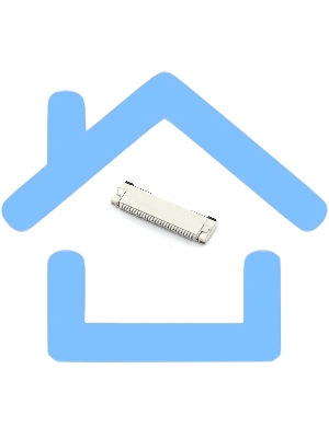 Разъем FPC Flip-Lock 0510-28RLGF 28 pin высота 1мм шаг 0,5мм