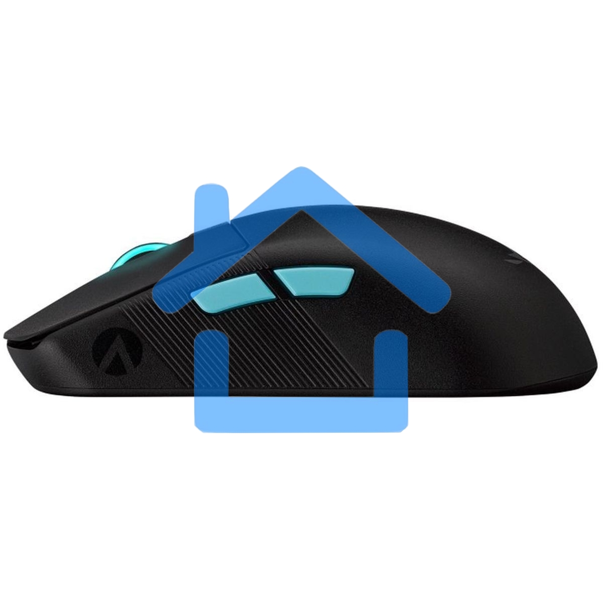 Мышь беспроводная/проводная ASUS ROG Harpe Ace Aim Lab Edition черный, 36000 dpi, радиоканал, Bluetooth, USB, кнопки - 5