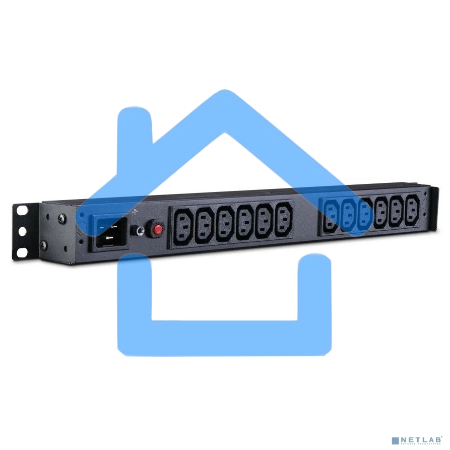 Блок распределения питания PDU CyberPower PDU83401 Basic 1U type, 16Amp, 12 IEC outlets