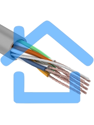 Кабель витая пара Rexant UTP 4PR 24AWG, CAT5e, STRANDED (бухта 305 м)