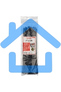 Хомут-стяжкa нейлоновая с тройным замком Rexant 300x3,6 мм, черная, упаковка 100 шт.