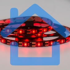 Лента светодиодная с USB коннектором 5 В, 8 мм, IP65, SMD 2835, 60 LED/m, цвет свечения красный