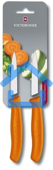 Набор ножей кухонных Victorinox Swiss Classic (6.7606.L119B) компл.:2шт оранжевый блистер