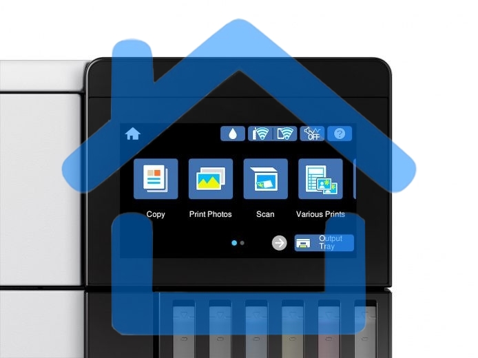 МФУ струйное Epson L8160 (C11CJ20404/403/402) A4 Duplex Net WiFi USB RJ-45 черно-белый