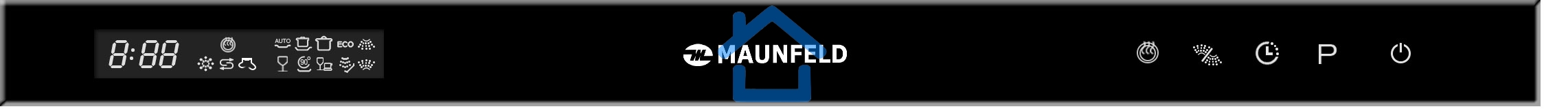 Встраиваемая посудомоечная машина Maunfeld MLP-12IM, черный, 59.8 см, 14 компл., 44 дБ, класс A++