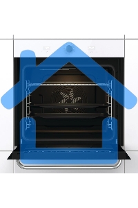 Электрическая духовка Gorenje BOS67371SYW 60 см, 77 л, Коллекция: Simplicity, Очистка паром AquaClean, 12 режимов, белый