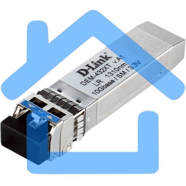 Трансивер D-Link 432XT/B1A SFP+ с 1 портом 10GBase-LR с поддержкой DDM для одномодового оптического кабеля (до 10 км)