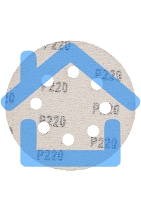 Круг абразивный Matrix на ворсовой подложке под 