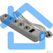 Сетевой фильтр Exegate EX221174RUS Сетевой фильтр Exegate SP-5-1.8W (5 розеток, 1.8м, евровилка, белый)