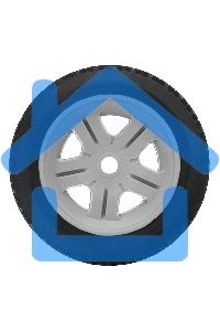 Транспортировочный комплект для генераторов Denzel DES-55, DES-55E